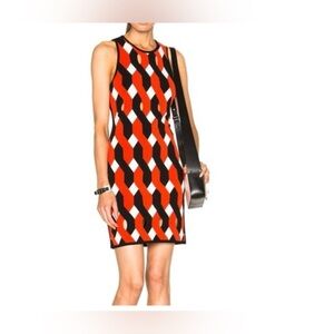 Rag & Bone Olympia Geometric Patterned Sleeveless Knit Dress size XXS